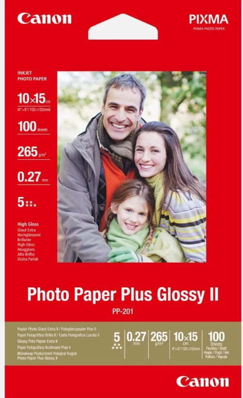 Canon Φωτογραφικό Χαρτί PP-201 4x6 inch 265 g/m² 100 Φύλλα (2311B072) (CANPP-20146)