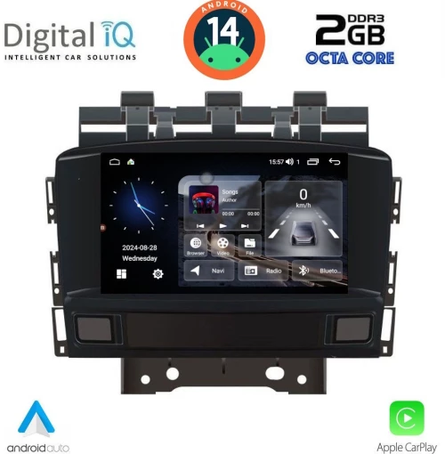 DIGITAL IQ MSF 372_CPA (7” DECK) MULTIMEDIA SYSTEM for OPEL ASTRA J mod. 2010-2016