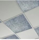 Audiodesigner Colour Ceiling Panels Grey Χωνευτά Ηχοαπορροφητικά Πάνελ Οροφής 60x60x2,5 cm (6 Τεμάχια)