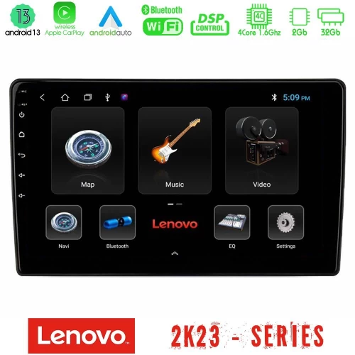 Lenovo car pad kia Sportage 2005-2008 4core Android 13 2+32gb Navigation Multimedia Tablet 9" u-len-Ki1346