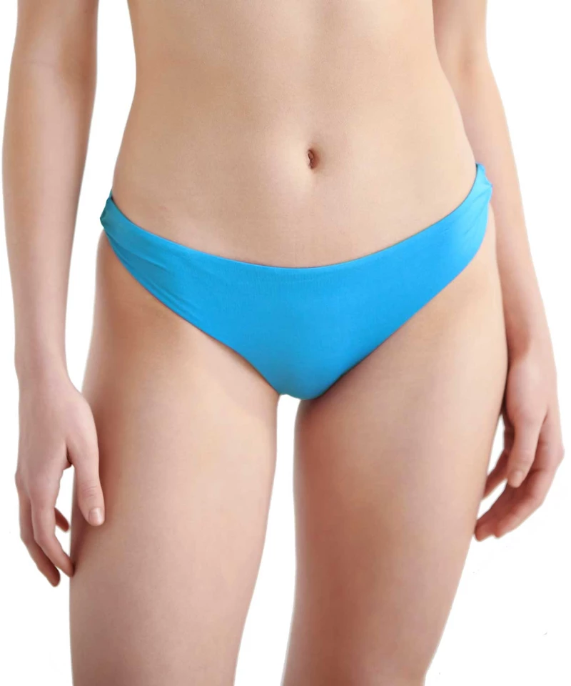 Blu4u Μαγιό Bikini Σλιπ "Solids" με Σχέδιο Χ στο Πλάι - Τυρκουάζ
