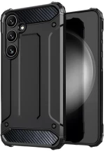 Θήκη Hurtel Hybrid Back Cover Σιλικόνης για Samsung Galaxy A56 - Μαύρο