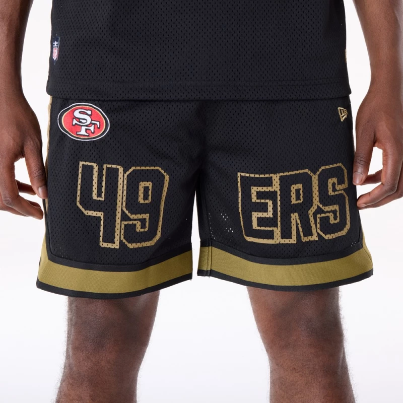 NEW ERA NFL GRPHC SHORT SAF49E  BLK 60596398 NEW ERA Μαύρο