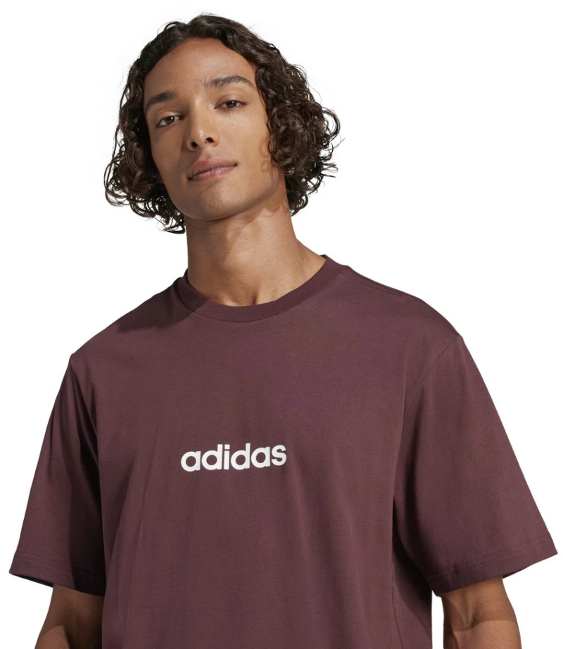 adidas M LIN SJ T JE8998 ADIDAS Κόκκινο