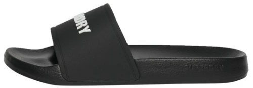 Superdry LOGO POOL SLIDE MF310271A-AZD SUPERDRY Μαύρο