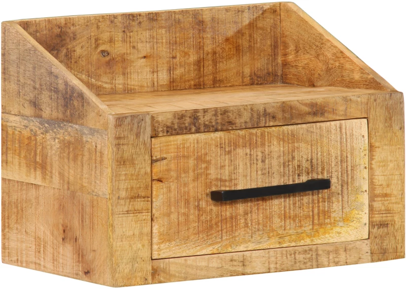 vidaXL Κομοδίνο 40x30x30 εκ. Μασίφ Ξύλο Ρουστίκ Μάνγκο