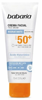 Ενισχυτής Μαυρίσματος Babaria SOLAR SPF 50+ 75 ml