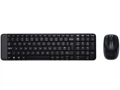 Ασύρματο Σετ Πληκτρολόγιο και Ποντίκι Logitech MK220 (EN/GR) Μαύρο