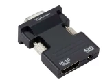 Αντάπτορας HDMI (F) Σε VGA (M) Με 3.5mm Audio Μαύρο (CAB-H120)