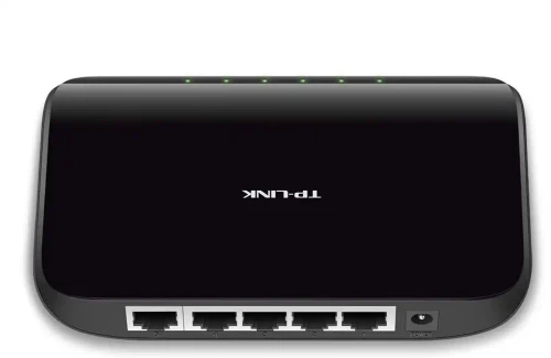 Switch TP-LINK 10/100/1000 Mbps 5 Ports V9.20 Μαύρο (TL-SG1005D)