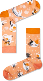 Unisex Κάλτσες Happy Cat
