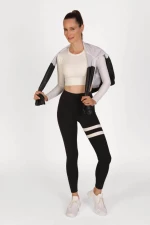 Γυναικείο Μακρυμάνικο Crop Top Άσπρο