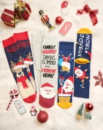 Χριστουγεννιάτικο Σετ Κάλτσες "OMG SANTA"