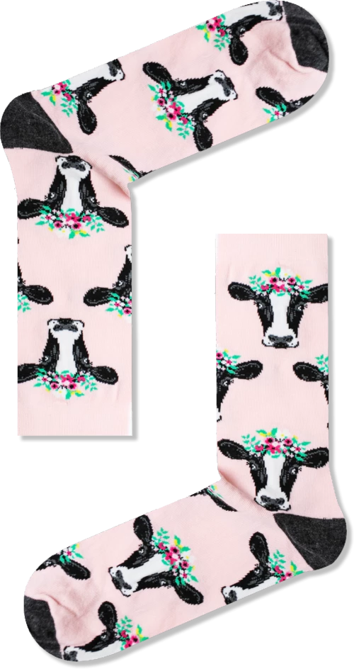 Γυναικείες Κάλτσες Pink Cow