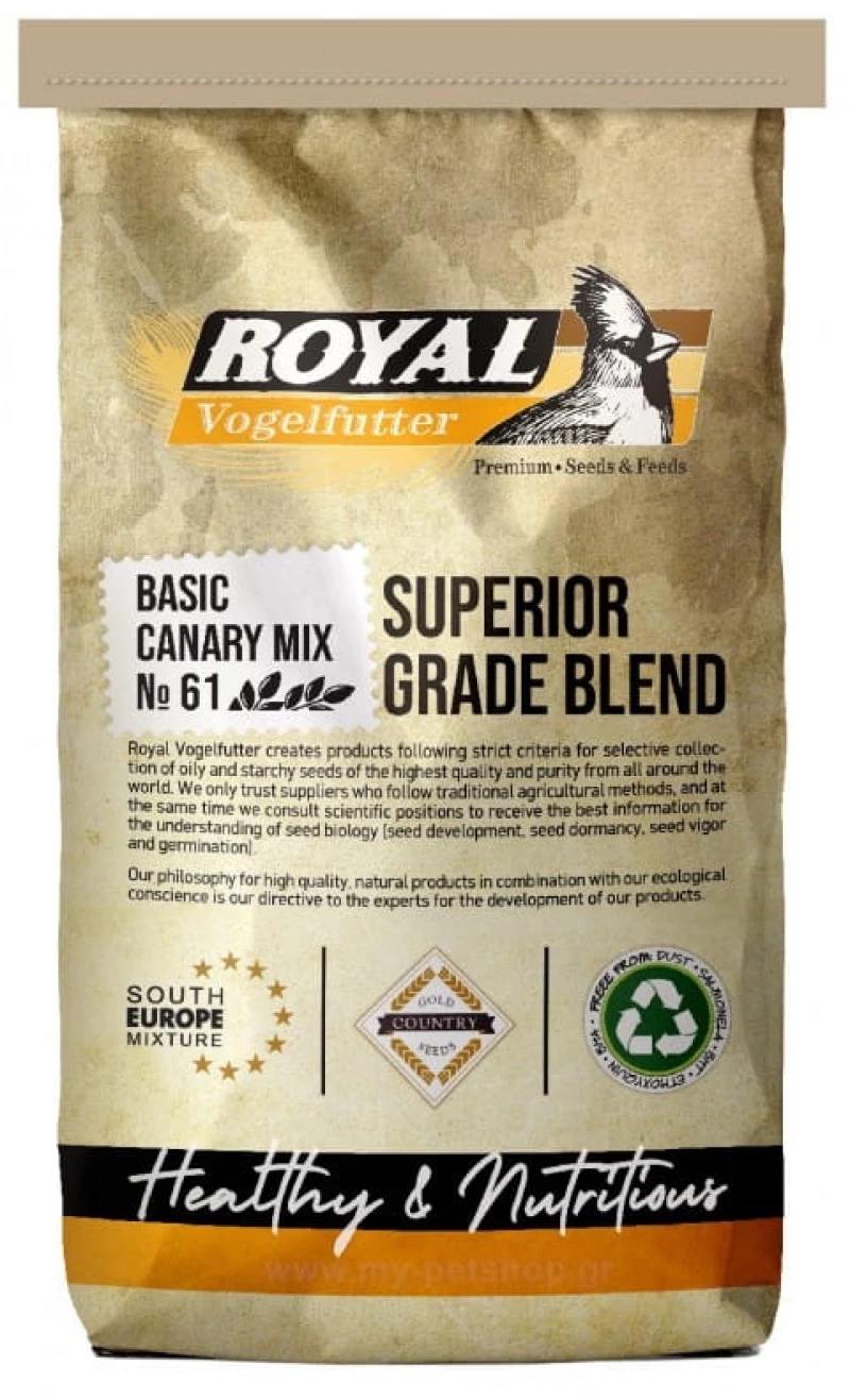 Royal Vogelfutter Canary malinois basic No 61 20kg - 20KG
