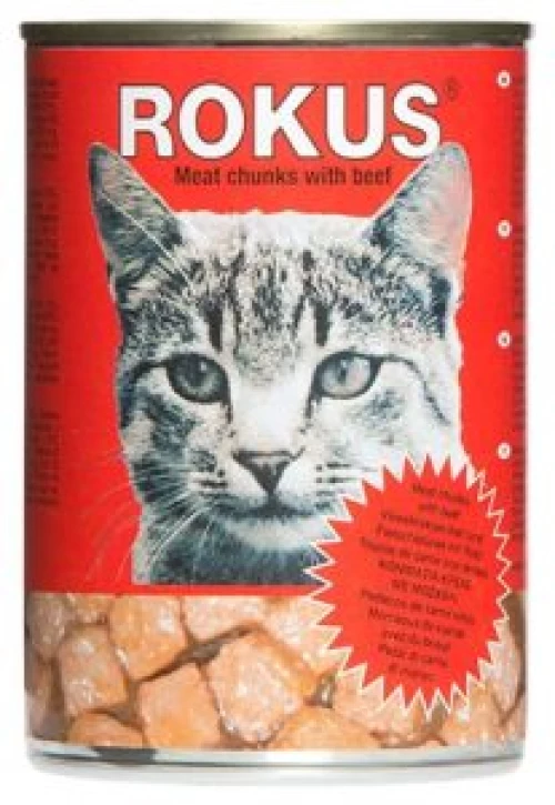 ROKUS κονσέρβα γάτας μοσχάρι - 800gr