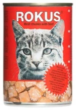 ROKUS κονσέρβα γάτας μοσχάρι - 800gr