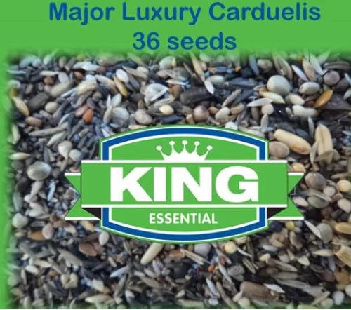 KING MAJOR LUXURY CARDUELIS 15kg Μείγμα 36 Σπόρων - 15KG