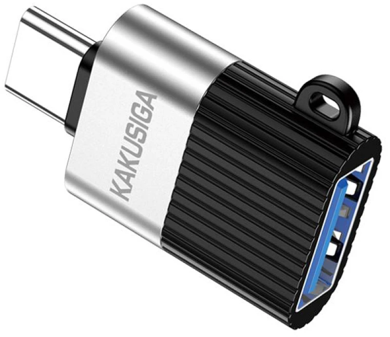 KAKUSIGA αντάπτορας USB-C σε USB KSC-1420, 5Gbps, 18W, γκρι