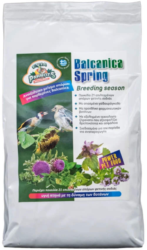 EVIA PARROTS BALCANICA SPRING - 15KG