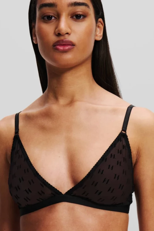 ΓΥΝΑΙΚΕΙΟ ΔΙΑΦΑΝΟ BRALETTE ΤΡΙΓΩΝΑΚΙ KARL LAGERFELD KL MONOGRAM A1W47108