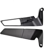 Σετ Καθρέφτες Μοτοσυκλέτας 2τμχ 23cm Real Miror 59073