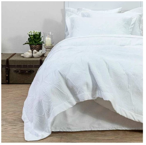 ΚΟΥΒΕΡΛΙ ΥΠΕΡΔΙΠΛΟ ΣΕΤ 3ΤΕΜ (ΦΑΙΔΡΑ ΛΕΥΚΟ) - BOREA HOME ΦΑΙΔΡΑ ΛΕΥΚΟ / 100% ΜΙΚΡΟΪΝΕΣ (ΥΦΑΣΜΑ) | 100% ΠΟΛΥΕΣΤΕΡ (ΕΣΩΤΕΡΙΚΟ)