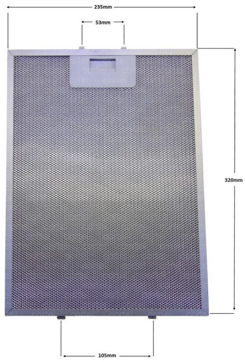 ΦΙΛΤΡΟ ΑΠΟΡΡΟΦΗΤΗΡΑ 235mm*320mm TEKA
