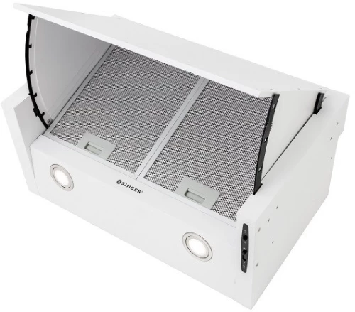 Singer απορροφητήρας πτυσσόμενος 601 BUILT IN 60cm λευκός