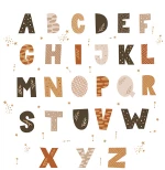 Sipo - Wall Stickers Boho Alphabet