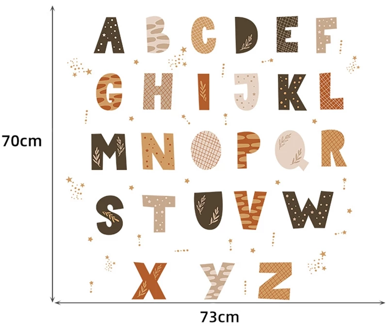 Sipo - Wall Stickers Boho Alphabet
