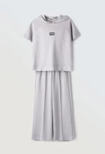 Εβίτα Fashion Σετ Φόρμας Fashion, Γκρι