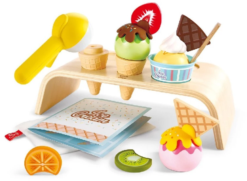 Hape Playfully Delicious Ξύλινο Σετ Παγωτού Creamy Dreamy
