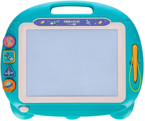 Free2Play Μαγνητικός Πίνακας Ζωγραφικής, Blue