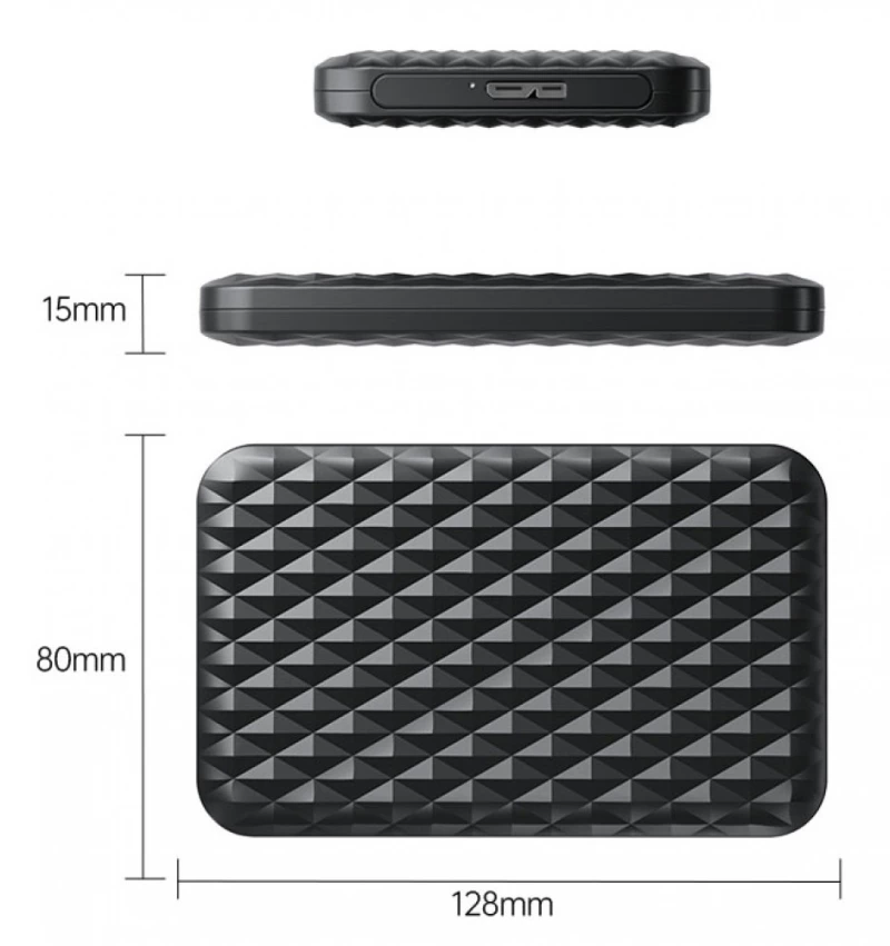 ORICO θήκη για 2.5" SATA HDD/SSD 2520U3-V1, 5Gbps, μαύρη