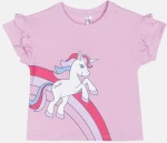 Πυτζάμα κορίτσι "Rainbow unicorn" λιλά