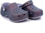 Γυναικείο Σαμπό Crocs Platform Irid Glitter Clog Ανατομικό Χρώματος Μωβ 211024-5BR