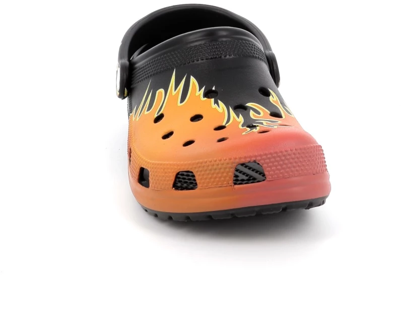 Ανδρικό Σαμπό Crocs Classic Flames Clog Ανατομικό Χρώματος Μαύρο 211004-0C4