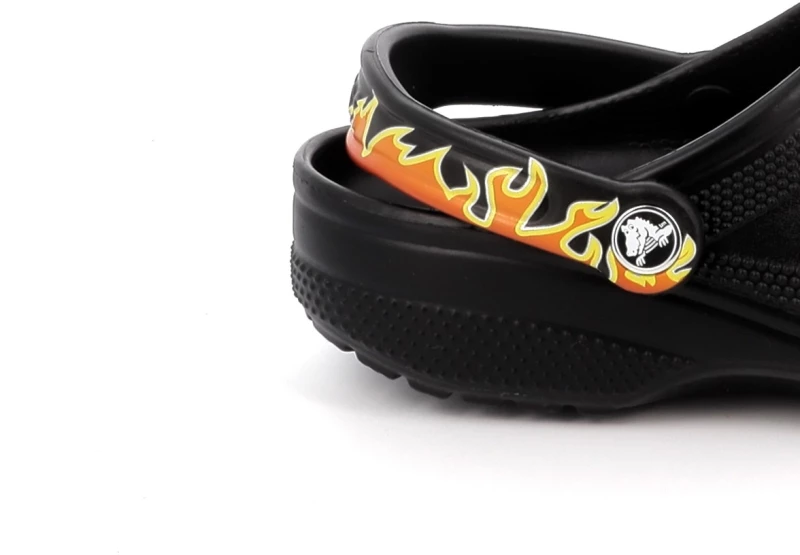 Ανδρικό Σαμπό Crocs Classic Flames Clog Ανατομικό Χρώματος Μαύρο 211004-0C4
