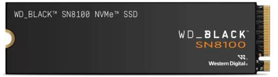 SSD|WESTERN DIGITAL|Black SN8100|1TB|M.2|PCIe Gen5|NVMe|3D TLC|Write speed 11000 MBytes/sec|Read speed 14900 MBytes/sec|WDS100T1X0M
