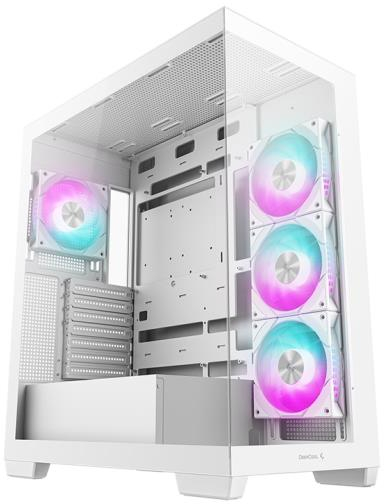 Case|DEEPCOOL|CG580 4F WH|MidiTower|Case product features Transparent panel|Not included|ATX|MicroATX|MiniITX|Colour White|R-CG580-WHADA4-G-1