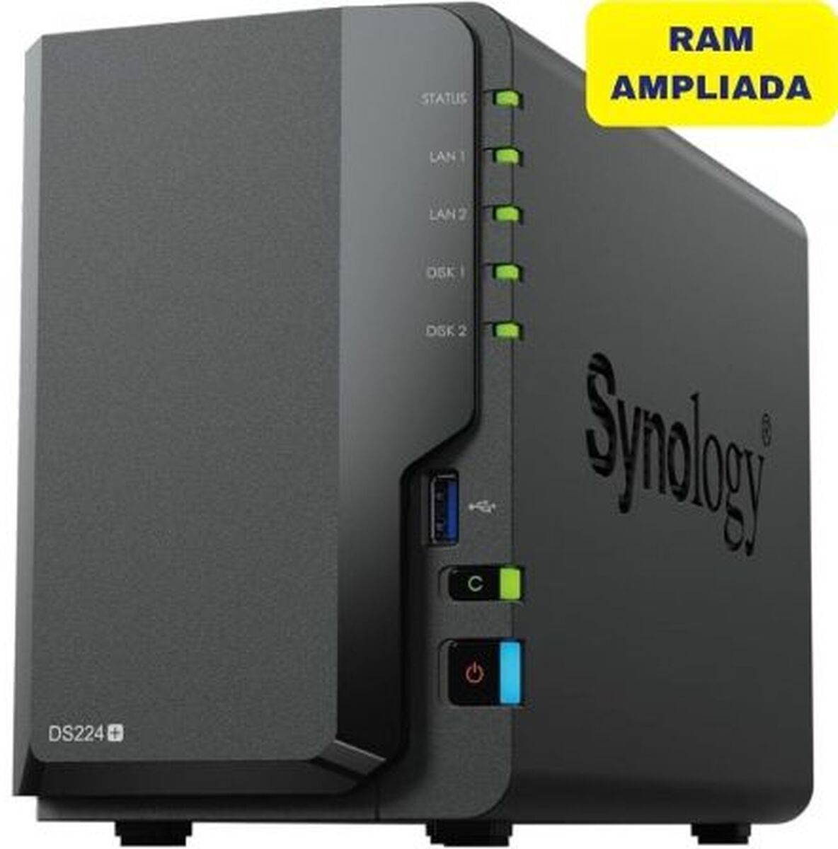 Δικτυακή συσκευή αποθήκευσης NAS Synology DS224+/6G Dual Core