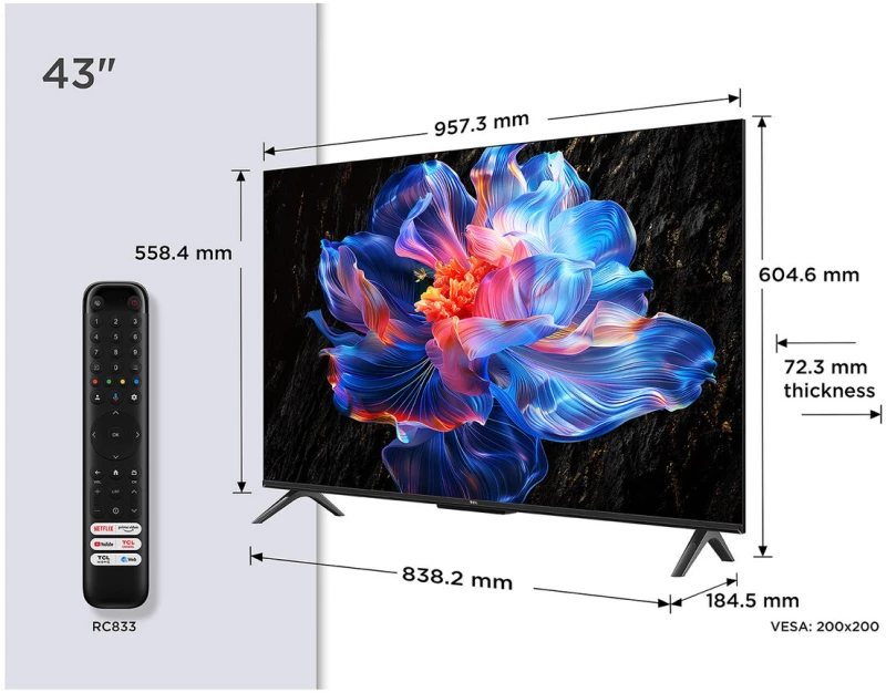 Smart TV TCL 43P6K
