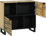 vidaXL Ντουλάπι 80x33.5x75 εκ. Στερεό Ξύλο Μάνγκο