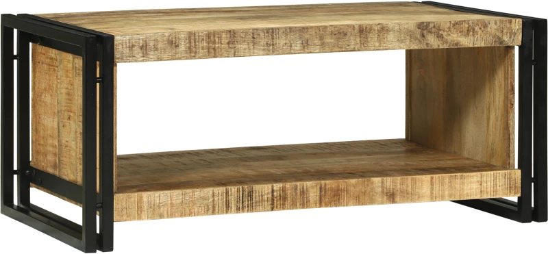 vidaXL Τραπεζάκι Σαλονιού 90x50x38 εκ. Μασίφ Ξύλο Μάνγκο