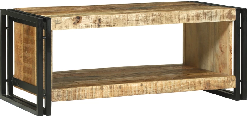 vidaXL Τραπεζάκι Σαλονιού 90x50x38 εκ. Μασίφ Ξύλο Μάνγκο