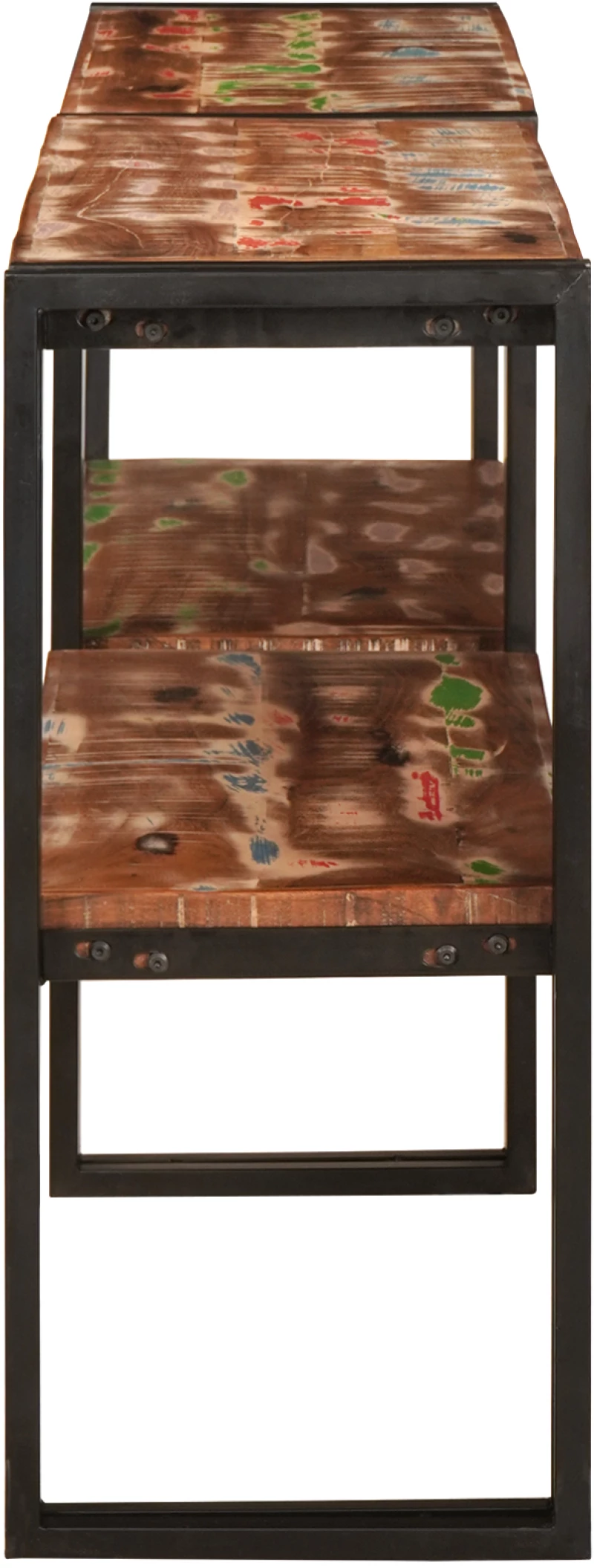 vidaXL Τραπέζι Κονσόλας 160x33x75 εκ Μασίφ Ξύλο Ανάκτηση