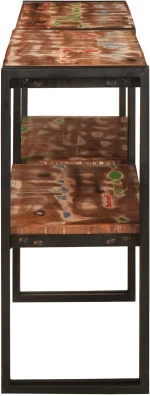 vidaXL Τραπέζι Κονσόλας 160x33x75 εκ Μασίφ Ξύλο Ανάκτηση