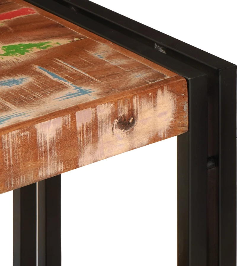 vidaXL Τραπέζι Κονσόλας 160x33x75 εκ Μασίφ Ξύλο Ανάκτηση