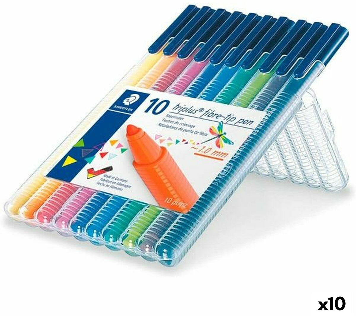 Σετ Μαρκαδόροι Staedtler Triplus color x10
